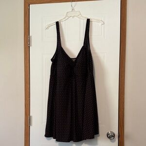 Black Polka Dot Swim Dress